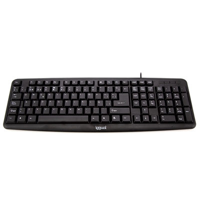 iggual Teclado estandar CK BASIC 105T negro